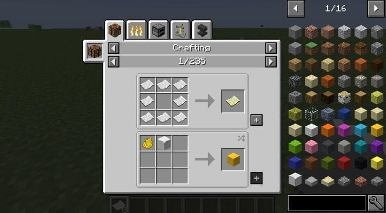 Just Enough Items mods para minecraft