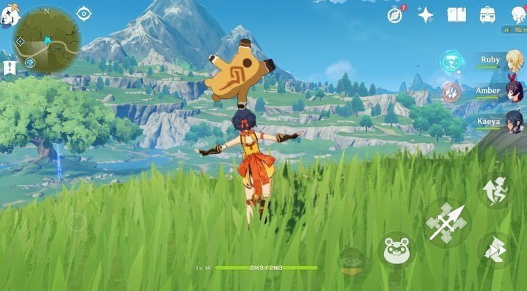 melhores jogos para android Genshin Impact