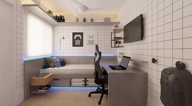 Quarto estilo mais simples e barato