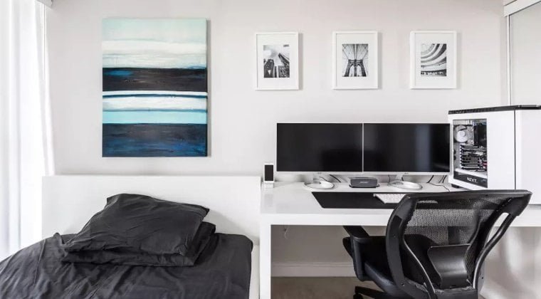 Quarto com estilo de cores mais claras