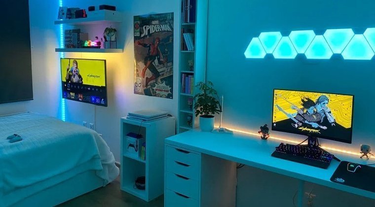 Quarto gamer simples