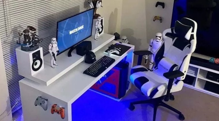 Quarto gamer tema de Star Wars