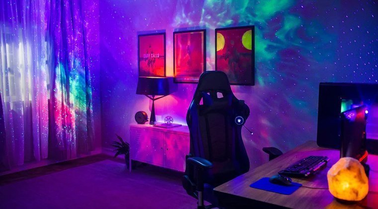 Quarto simples e barato com quadros