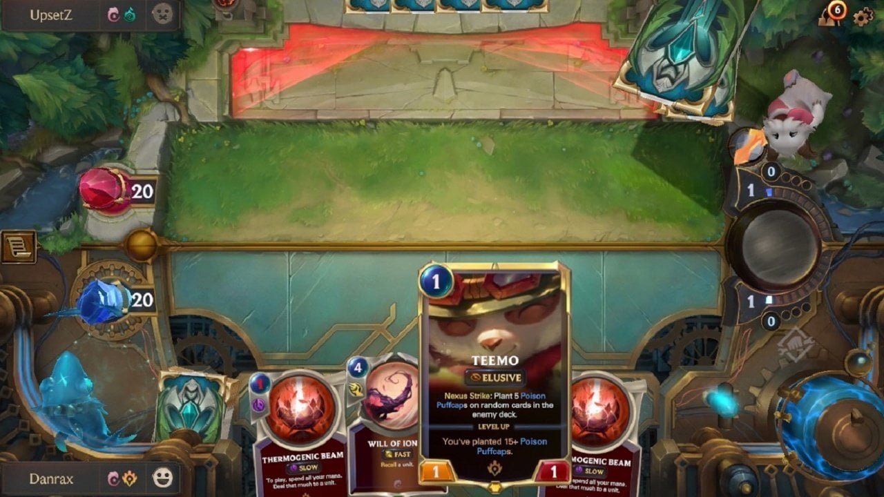 Jogos de cartas Legends of Runeterra