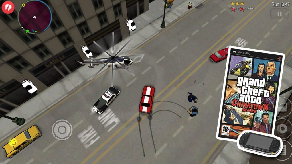 Grand Theft Auto: Chinatown Wars Mais famoso dos Melhores jogos de PSP