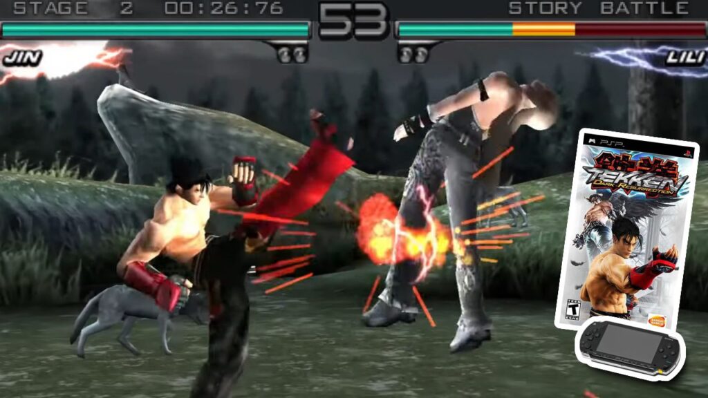 Tekken: Dark Resurrection Melhores jogos de PSP de luta
