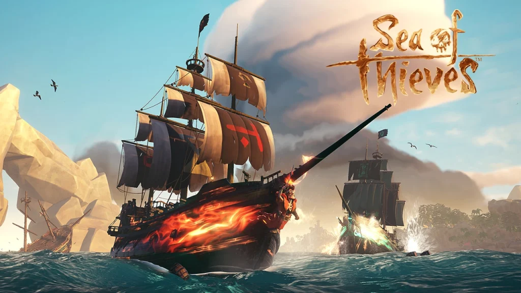 Sea of Thieves jogos de navio