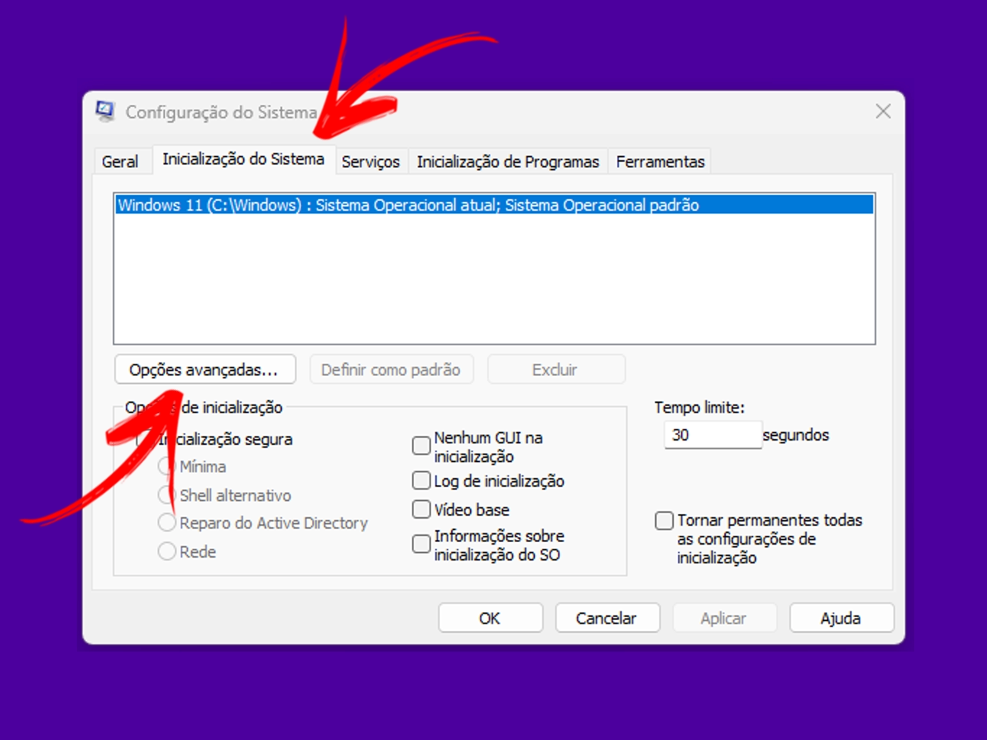 msconfig ativar todos os núcleos do processador