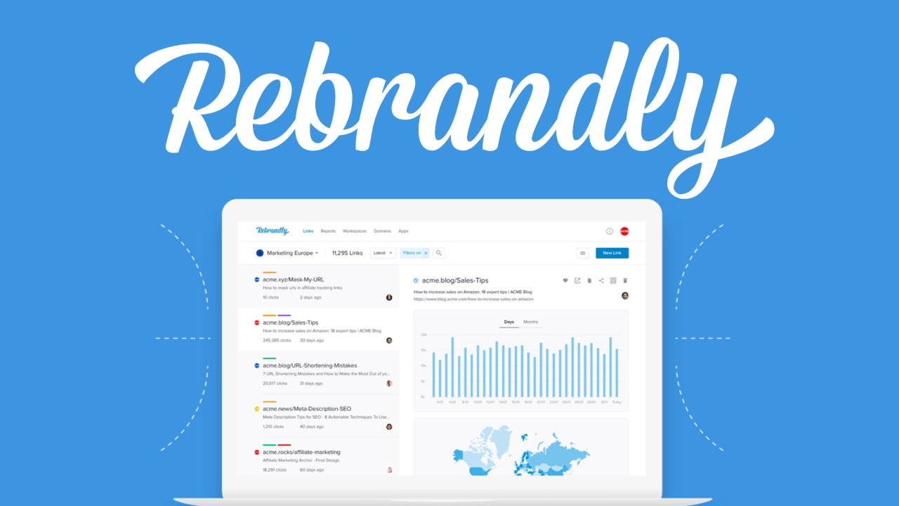 Rebrandly encurtadores de link