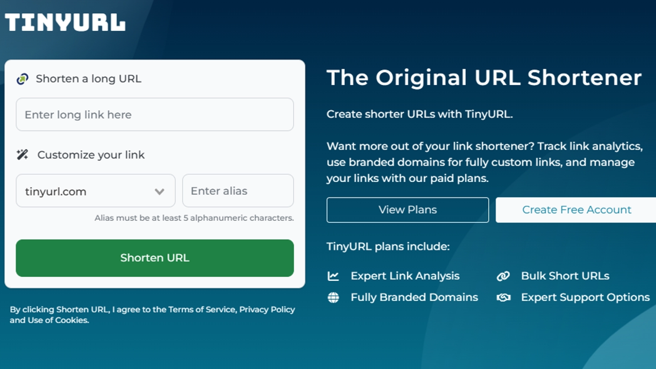 Tiny URL encurtadores de link