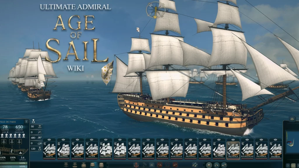 Ultimate Admiral: Age of Sail jogos de navio