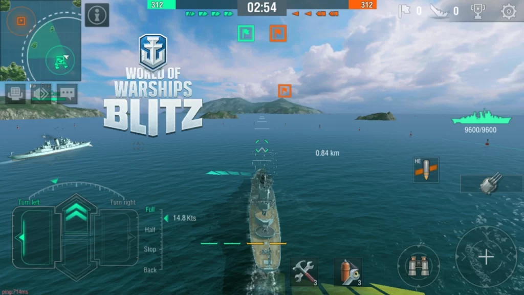 World of Warships Blitz jogos de navio