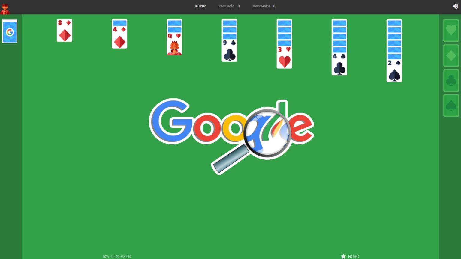 jogos para jogar no Google