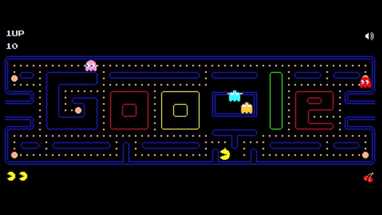 pac man google